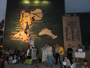 Manifestaţii antifracturare la Harta Mozaic din Constanţa (august, 2015)