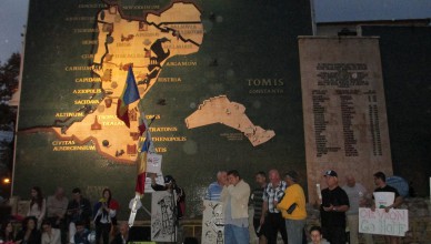 Manifestaţii antifracturare la Harta Mozaic din Constanţa (august, 2015)